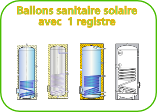 Ballon sanitaire  simple registre