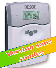 Régulateur différentiel de température Resol Deltasol ES, SANS SONDES