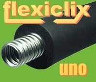 Flexiclix-uno - DN20 longueur 25 m - Tube inox souple isol&eacute;