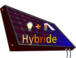 Capteur hybride Photovoltaique et thermique VOLTHER PowerVolt PVT 190