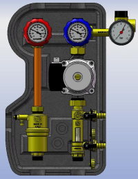 Station hydraulique solaire Novasol Duo